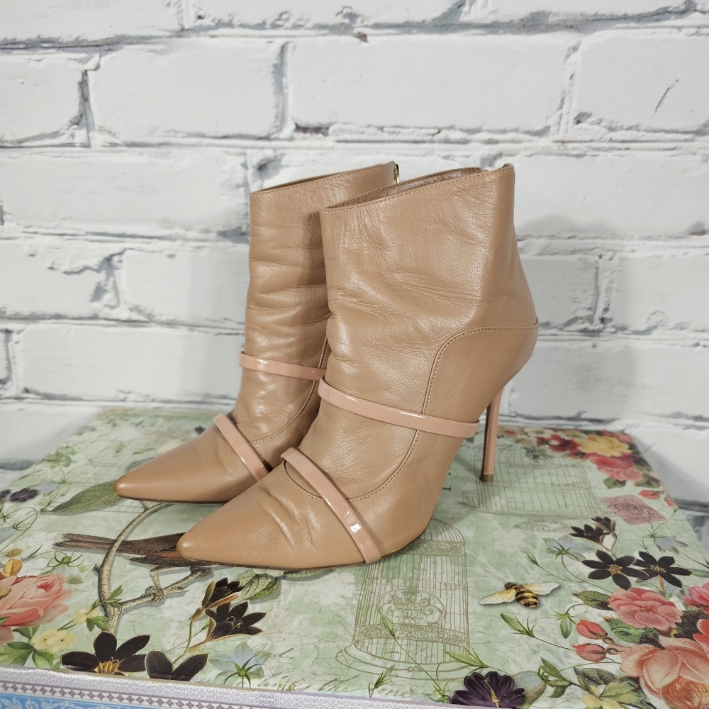 Malone Souliers Tan Leather Booties